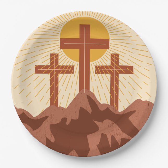 Good Friday Card Pappteller (Vorderseite)