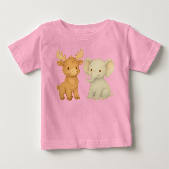 "Good Friends" Baby T-Shirt (Vorderseite)