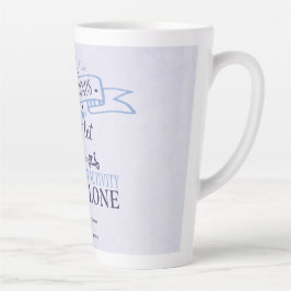 Good Friends Lila Typografy Zitat Milchtasse
