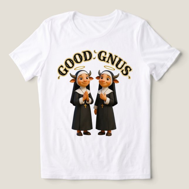 Good Gnus Tri-Blend Shirt (Design Vorderseite)