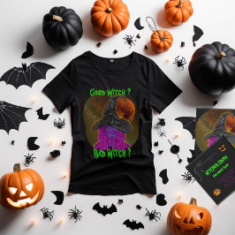 Good Hexe Bad Witch Halloween-Party T-Shirt