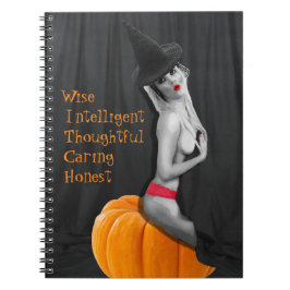 Good Hexe Goth Girl Magic Zauber Note Book Journal Notizblock