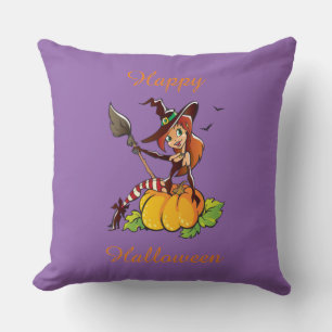 Good Hexe Happy Halloween Kissen