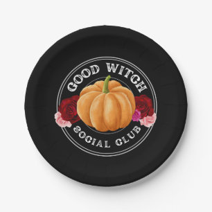 Good Hexe Social Club Halloween Pappteller