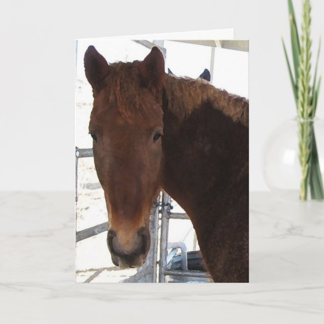 Good Horse Abschluss Card - Western Karte (Vorderseite)