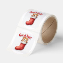 Good Job Kids Motivational Sticker Kitten