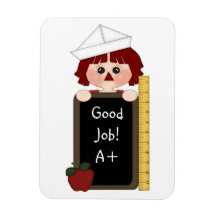 Good Job!-Rag Doll with Chalkboard