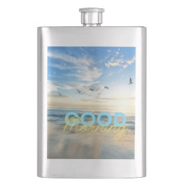 Good Morning Blue Sky Flachmann