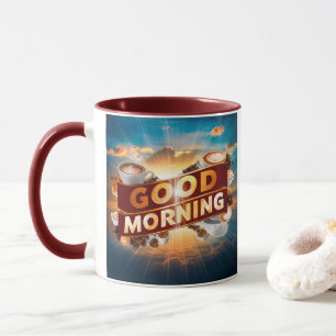 Good Morning Coffee Art #5 Tasse