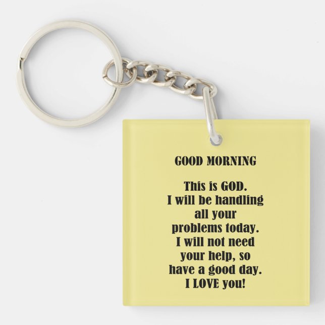 Good Morning de DIEU (personnalisation) (Devant)