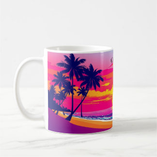 Good Morning From Paradise Tropical Sunset Wrap Kaffeetasse