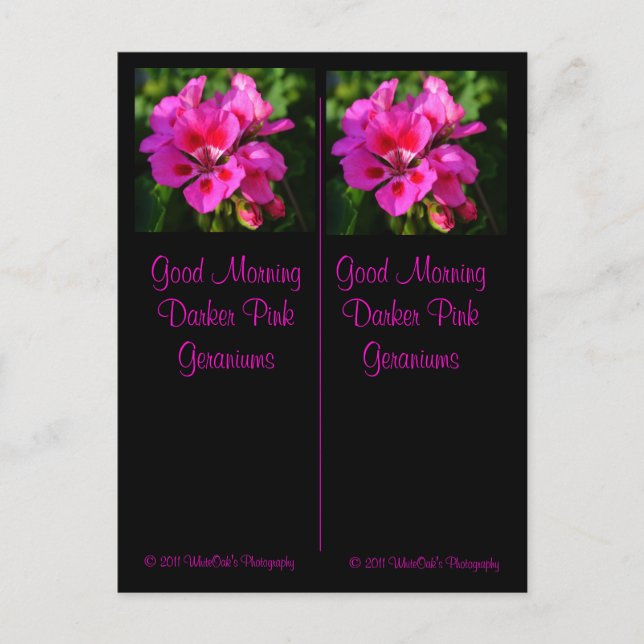 Good Morning Lesezeichen Postcard Postkarte (Vorderseite)