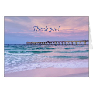 Good Morning Navarre Beach Pier Carte de remerciem