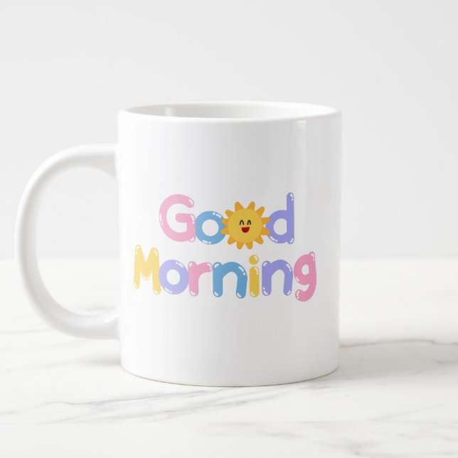 Good Morning Sun 😁 Kaffeespezialitäten Tasse (Links)