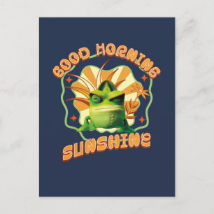 Good Morning Sunshine Funny Grumpy Chameleon Postkarte