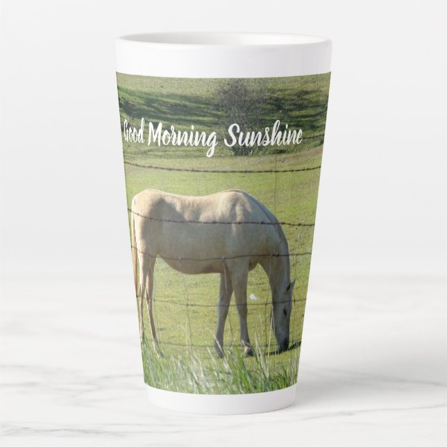 Good Morning Sunshine, Hot Beverage Tall Mug Milchtasse (Vorderseite)