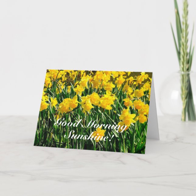 Good Morning Sunshine-leere Inside-Grußkarte Karte (Vorderseite)