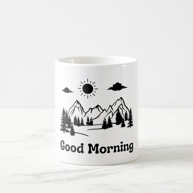 Good Morning Tasse - Mindset Tasse, Motivierend Ta (Mittel)