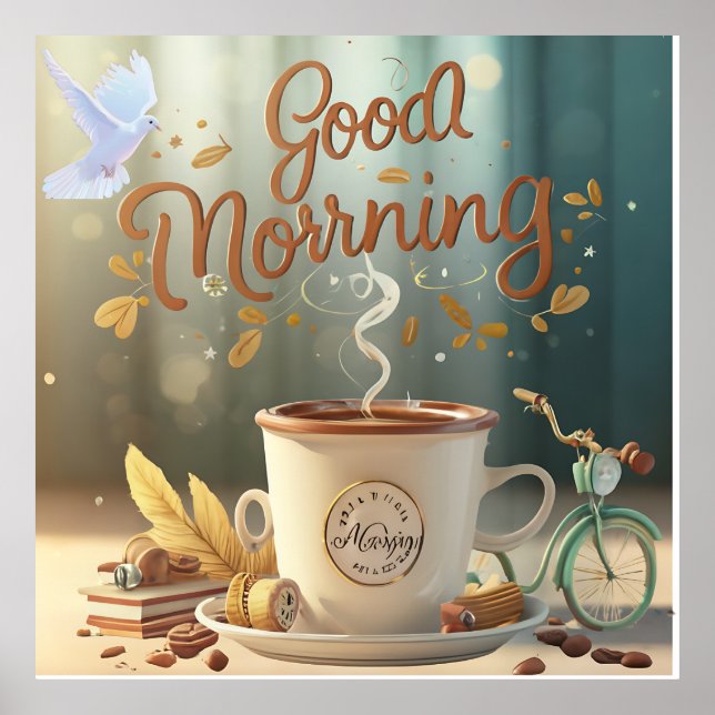 Good Morning Wall Art Poster (Vorne)