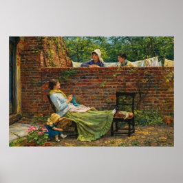 Good neighbours by John William Waterhouse Poster