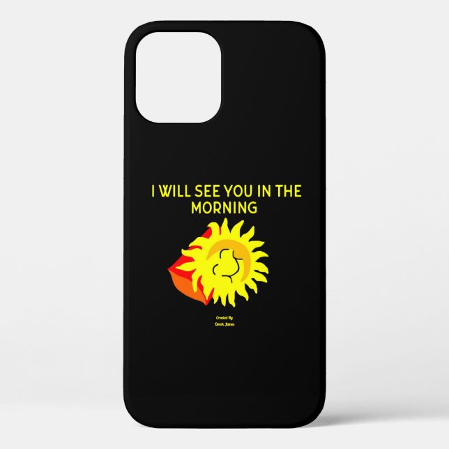 Good Night Sun Apple iPhone 12 Fall Case-Mate iPhone Hülle (Rückseite)