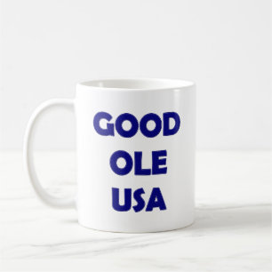 Good Ole USA, Blue Coffee Mug