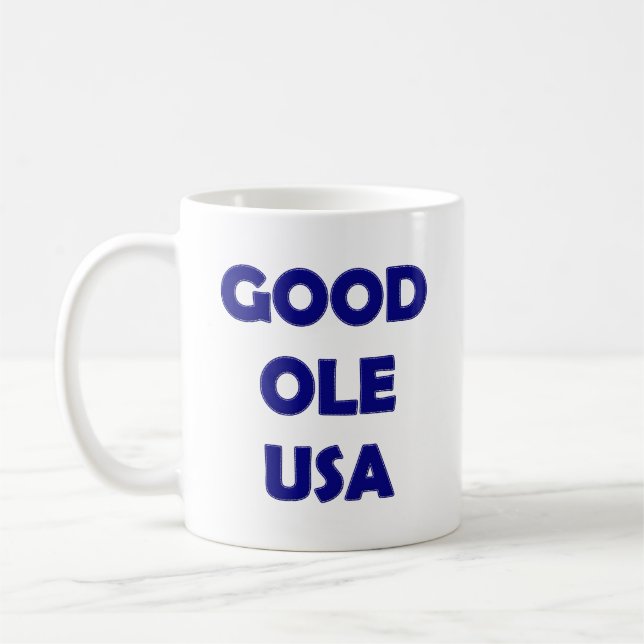 Good Ole USA, Blue-Coffee Tasse (Links)