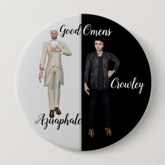 Good Omens Abzeichen Button
