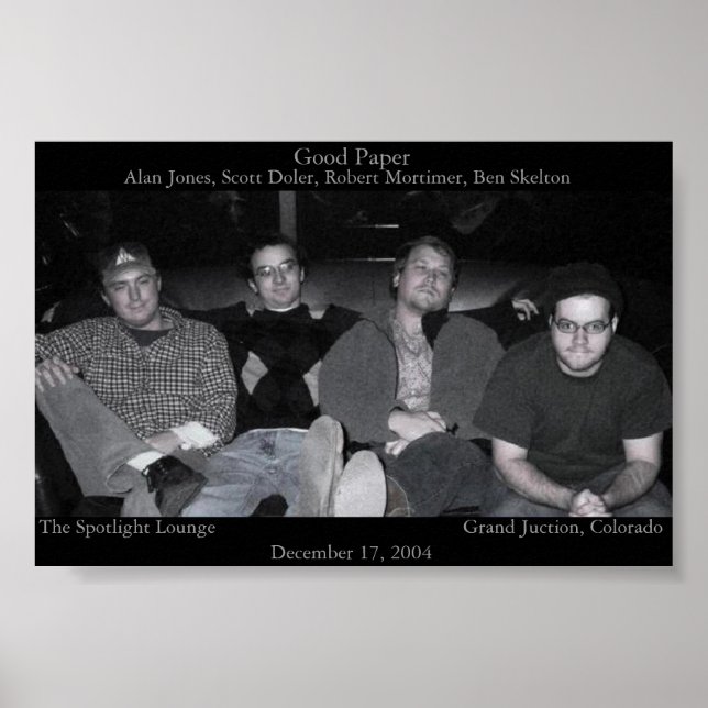 Good Paper Poster (Vorne)