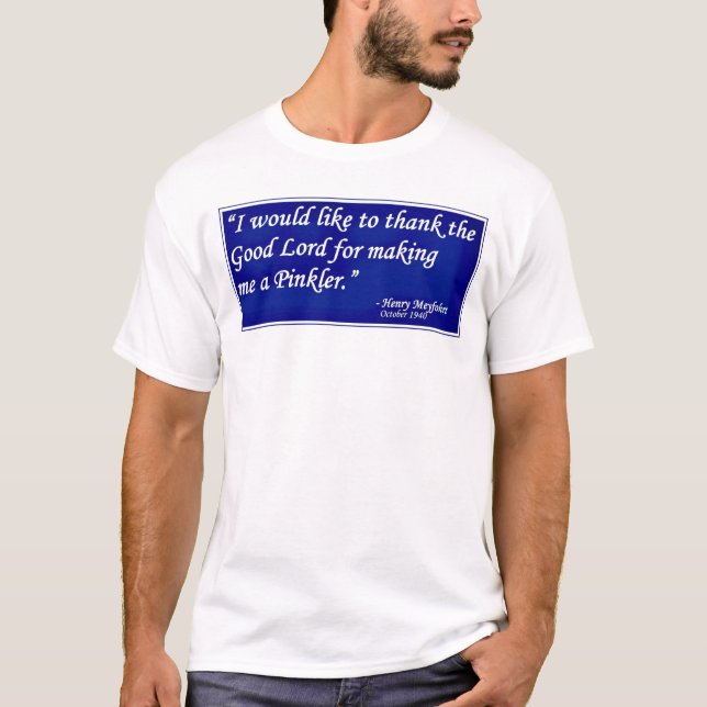 Good Pinkler T-Shirt (Vorderseite)