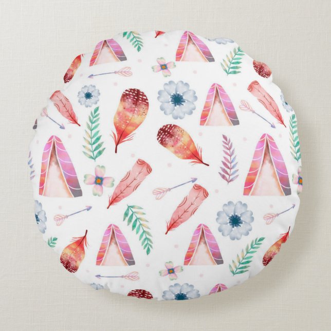 Good Round Pillow design  Rundes Kissen (Vorderseite)