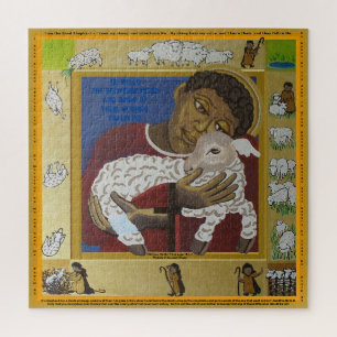 Good Shepherd Parable Scripture Puzzle
