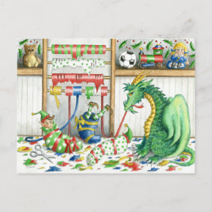 Good things come in small packages - postcard postkarte