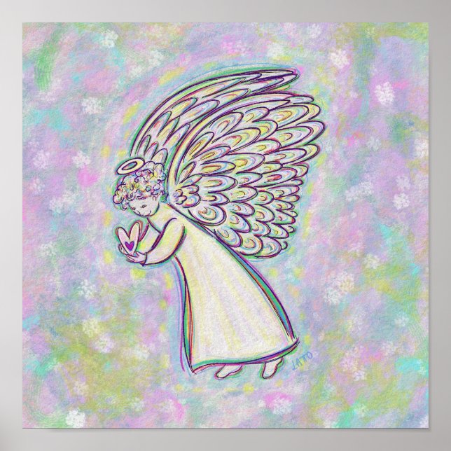 Good Things Guardian Angel Art Imprimer Affiches (Devant)