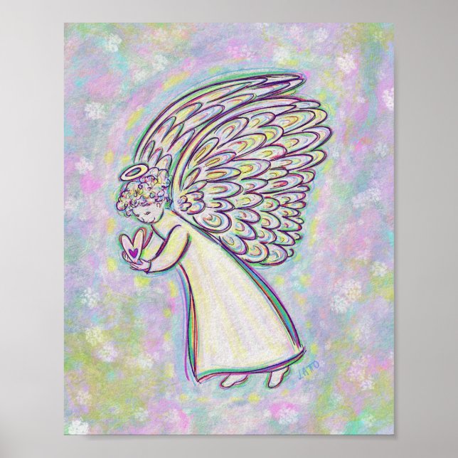 Good Things Guardian Angel Art Imprimer Affiches (Devant)