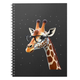 Good Time Hipster Giraffe T-Shirt Men's Women's Ch Notizblock