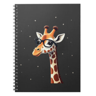 Good Time Hipster Giraffe T-Shirt Men's Women's Ch Notizblock