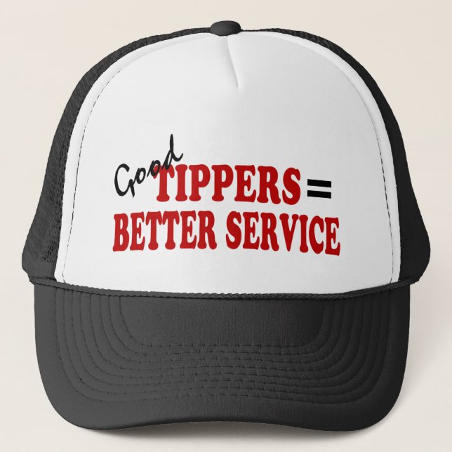 Good Tippers= Better Service Truckerkappe (Vorderseite)