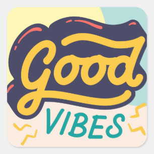 GOOD VIBES AFFIRMATION CITE LE CARRÉ STICKER