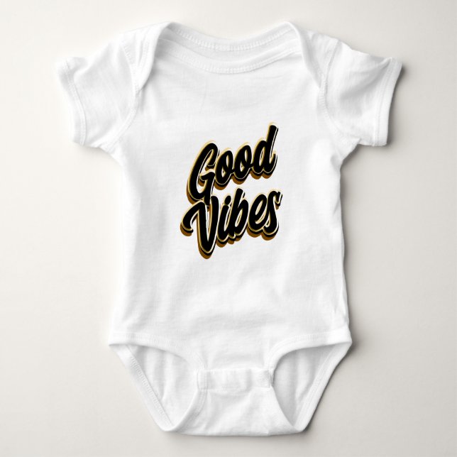 Good Vibes Baby Strampler (Vorderseite)
