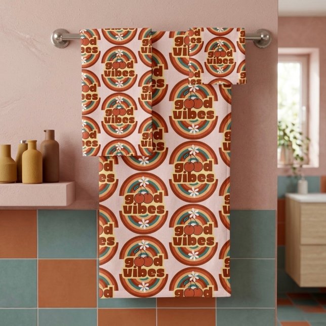 Good Vibes Badhandtuch Set (Von Creator hochgeladen)