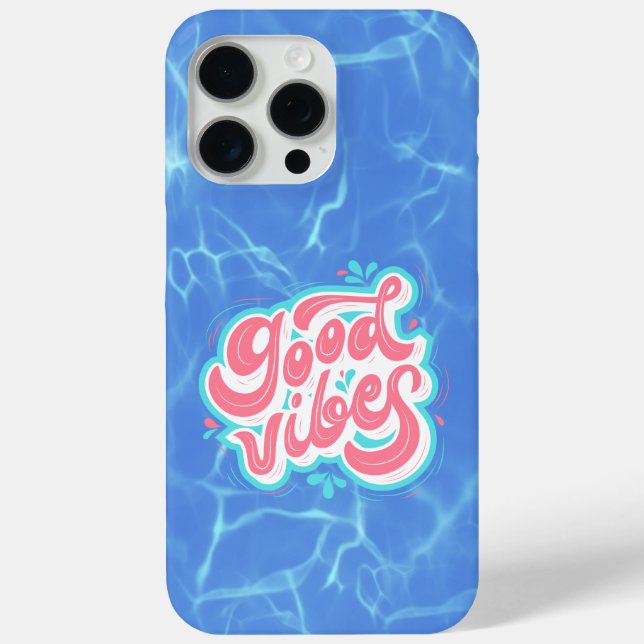 Good Vibes Beach/Pool Case-Mate iPhone Hülle (Rückseite)