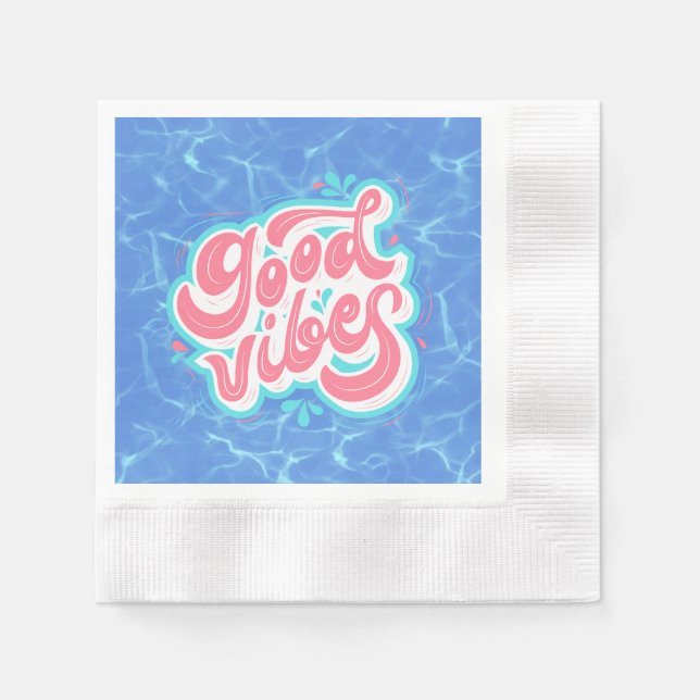 Good Vibes Beach/Pool Serviette (Vorderseite)