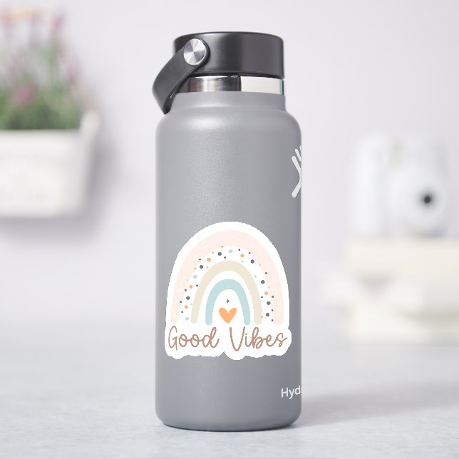 Good Vibes Boho Rainbow Aufkleber (HydroFlask)