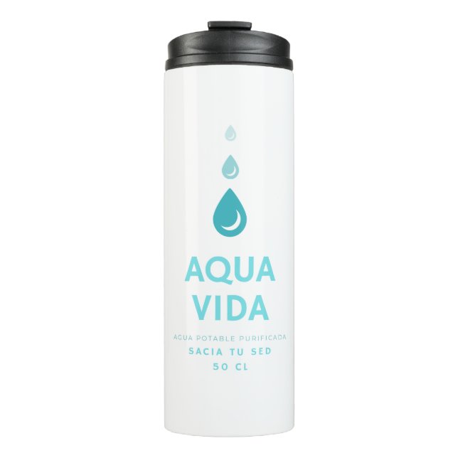 Good Vibes bottle Thermosbecher (Vorderseite)