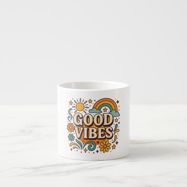 Good Vibes Espressotasse (Vorderseite)