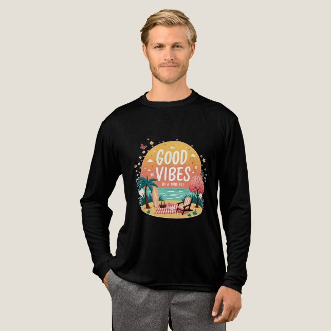 Good Vibes Getaway Tri-Blend Shirt (Volle Vorderseite)