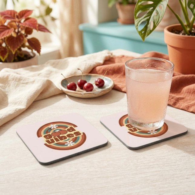 Good Vibes Getränkeuntersetzer (Von Creator hochgeladen)