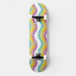 Good Vibes Groovy Skateboard Deck