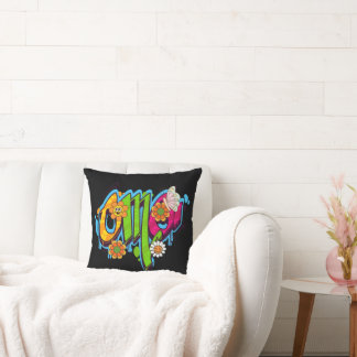 Good Vibes Illustration Typografy Kissen